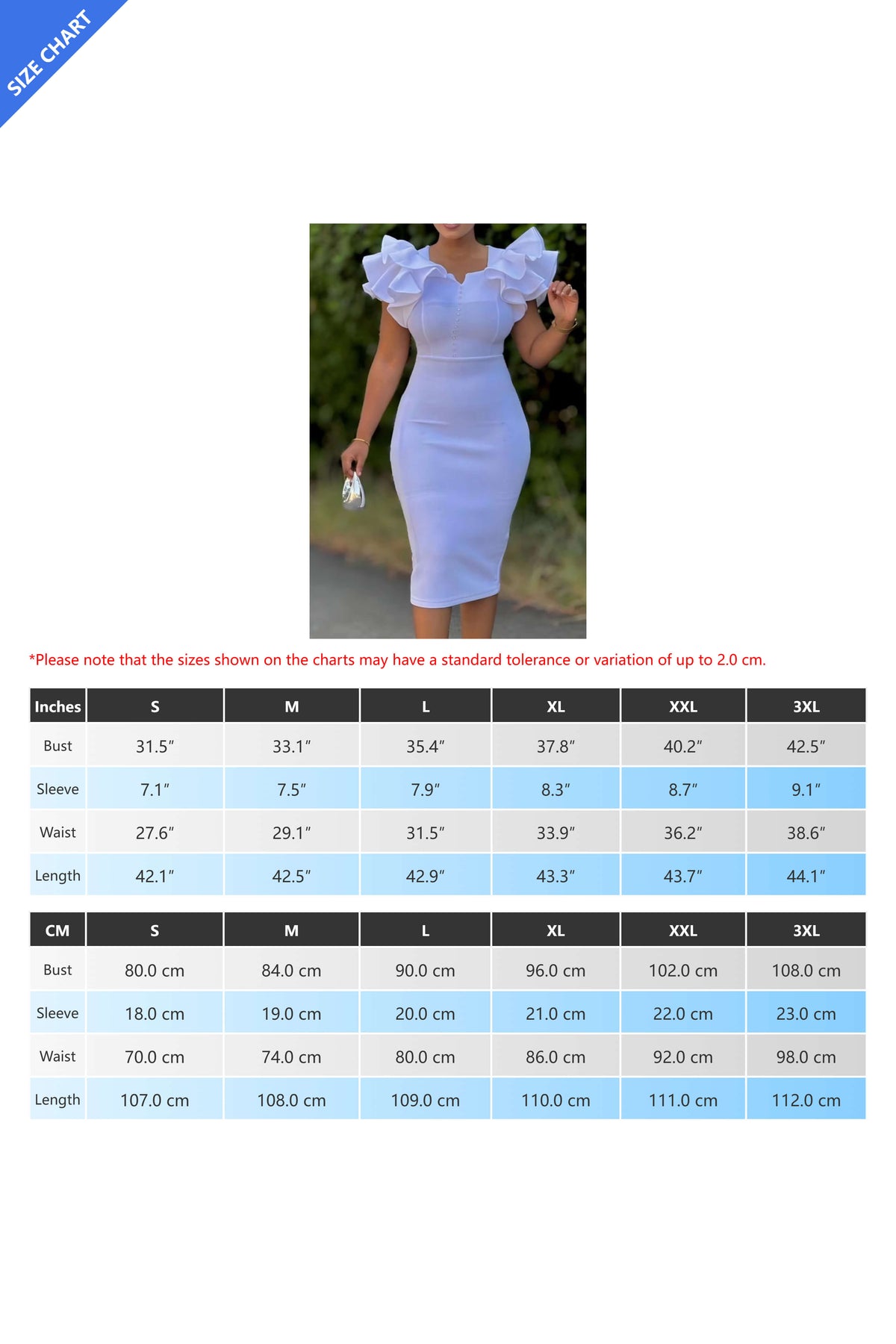 Flounce Midi Bodycon Dress