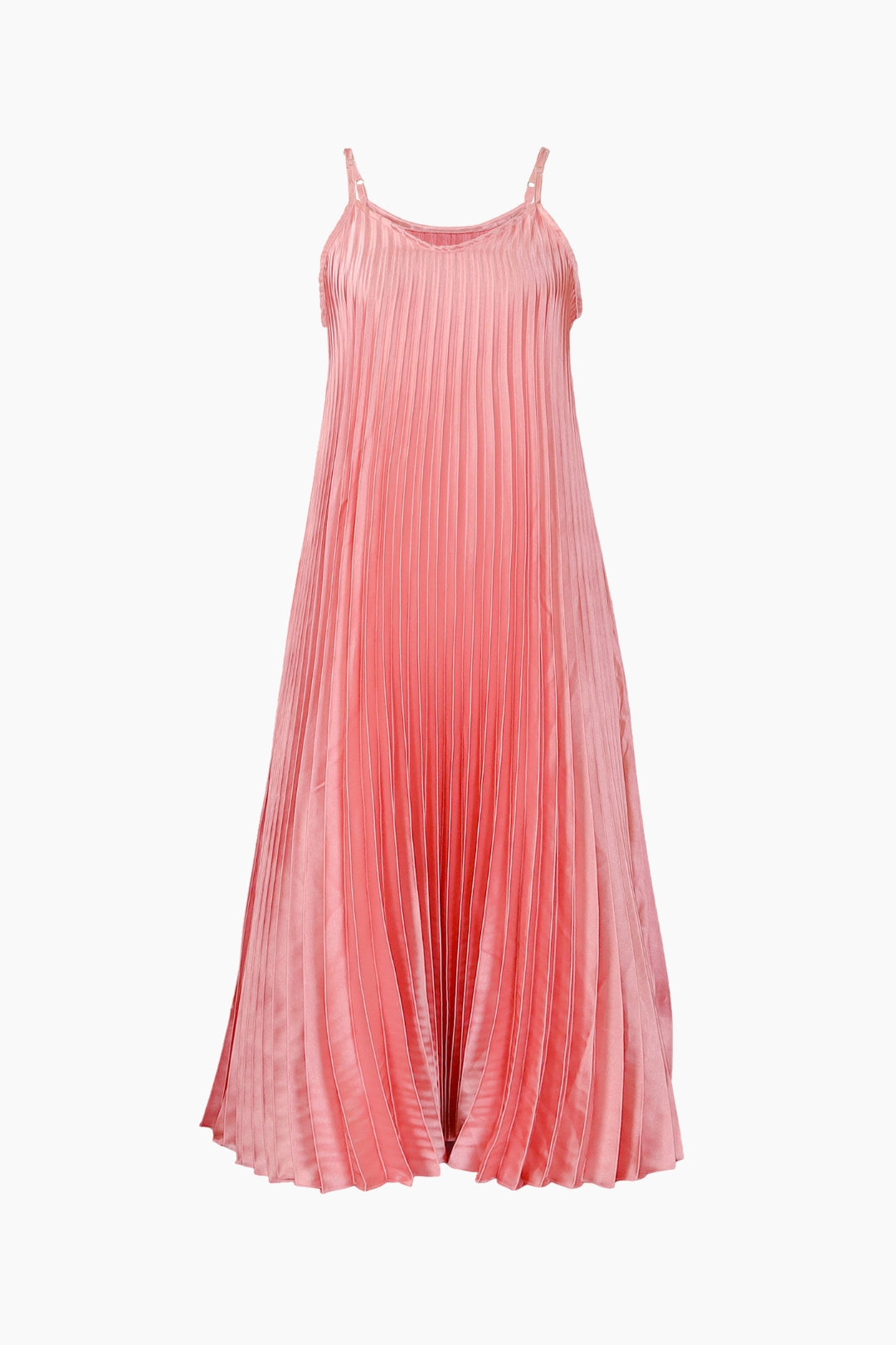 Sling Pleated Maxi Dresses