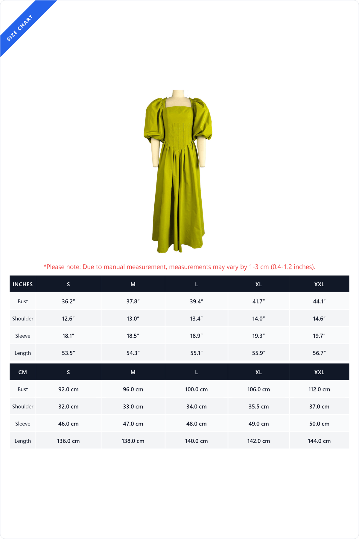Puff Sleeve Corset Midi Dress