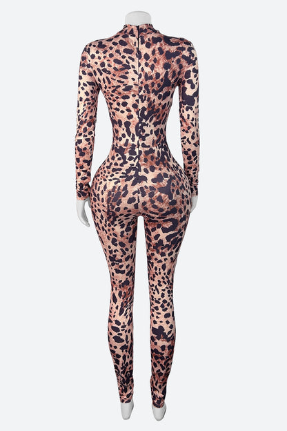 Leopard Gloved Jumpsuit