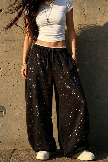 Embellished Oversized Sweatpant