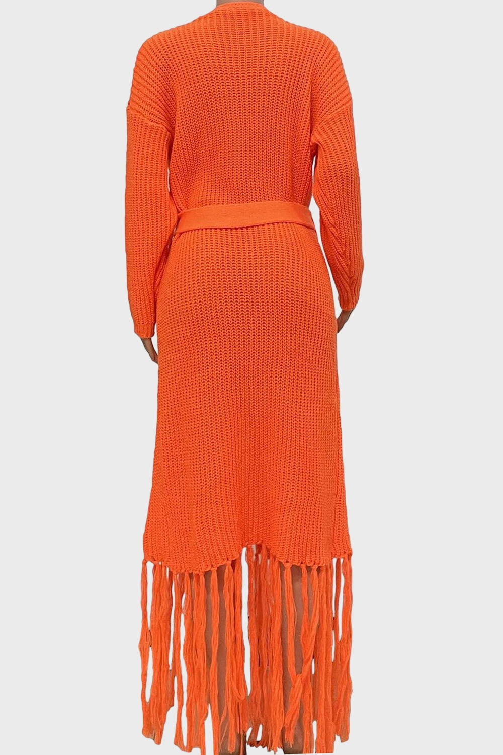 Long Knit Chunky Cardigan