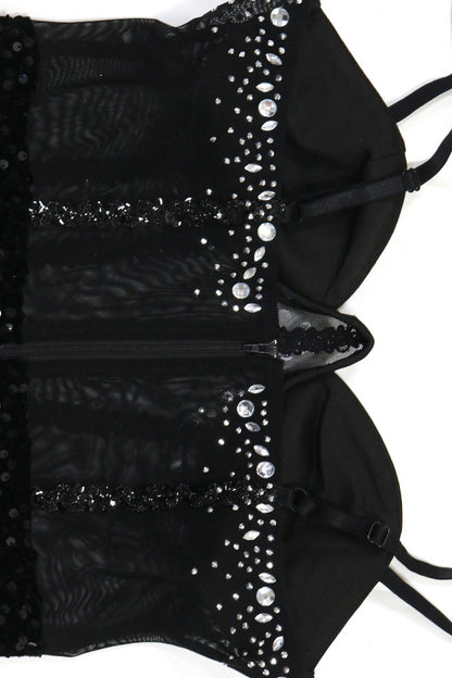 Velvet Sequin Party Dress