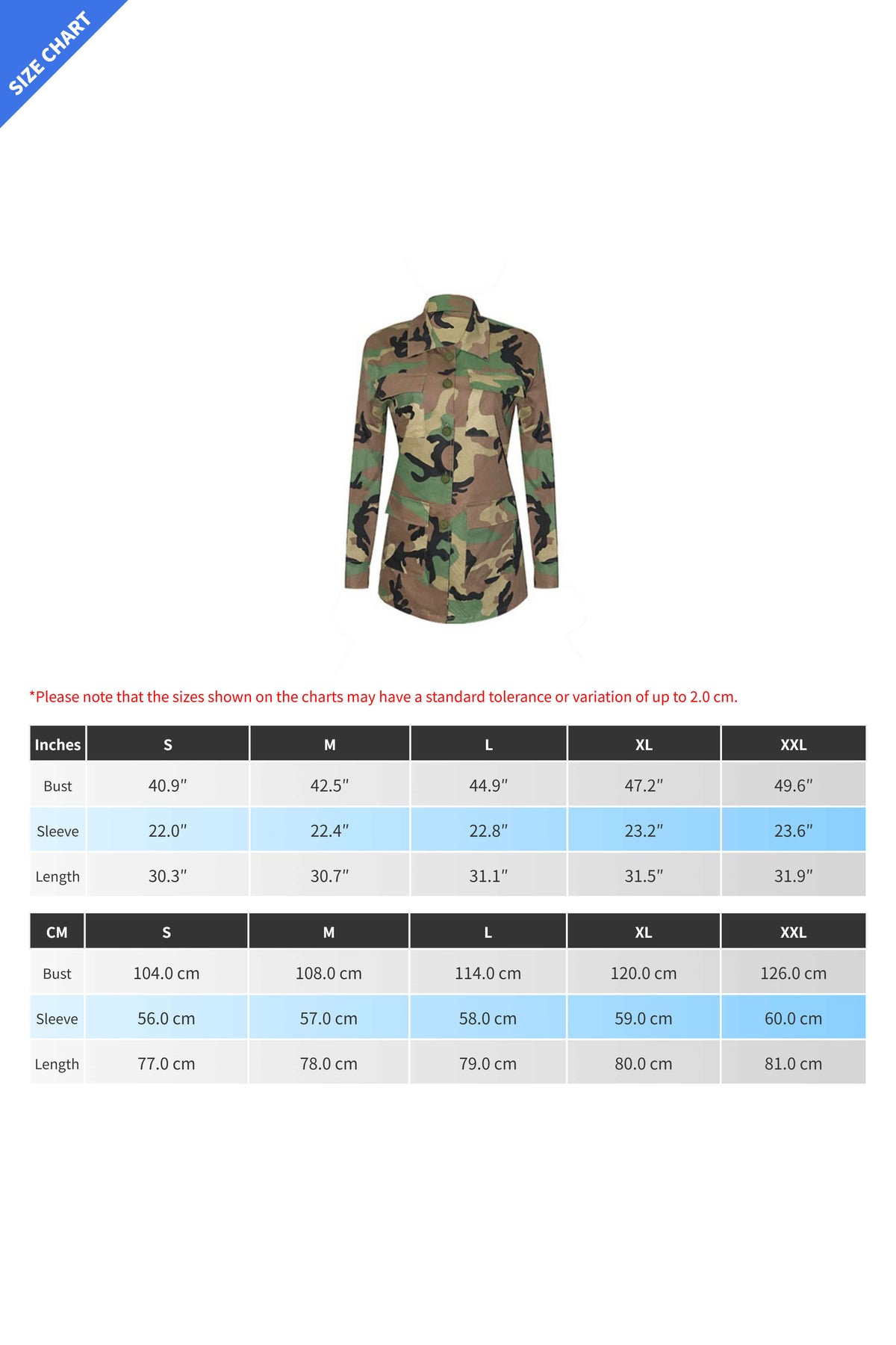 Classic Camo Print Multi-Pocket Jacket