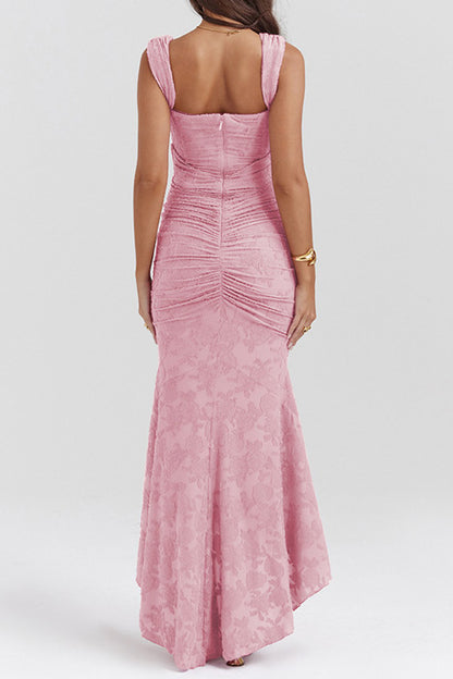 Boned Corset Mermaid Bodycon Maxi Dress