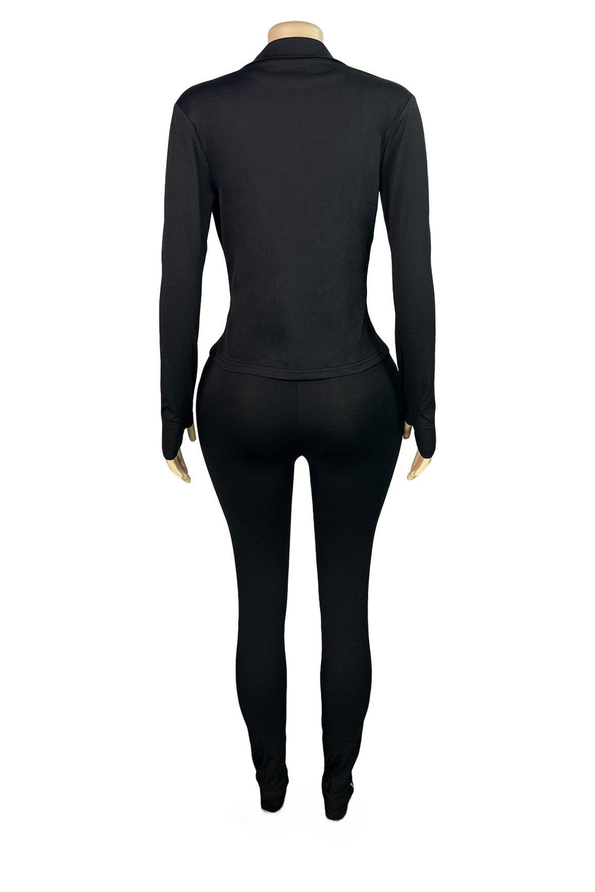 Sport Bra Zip Jacket Leggings Set