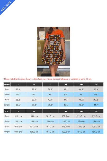 Print Strap Design Zipper O Neck Printed Dress