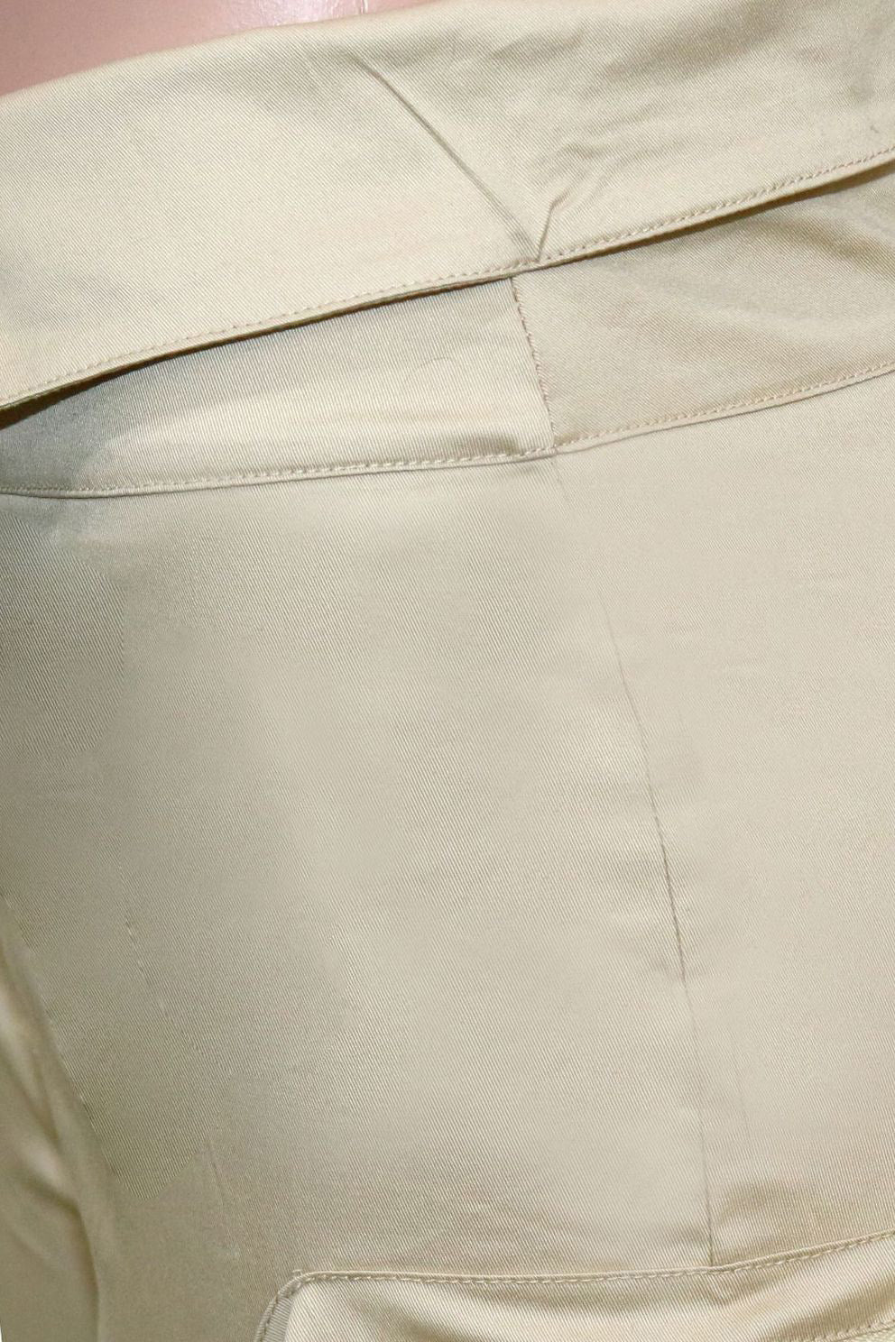 Zip Cargo Flared Pants