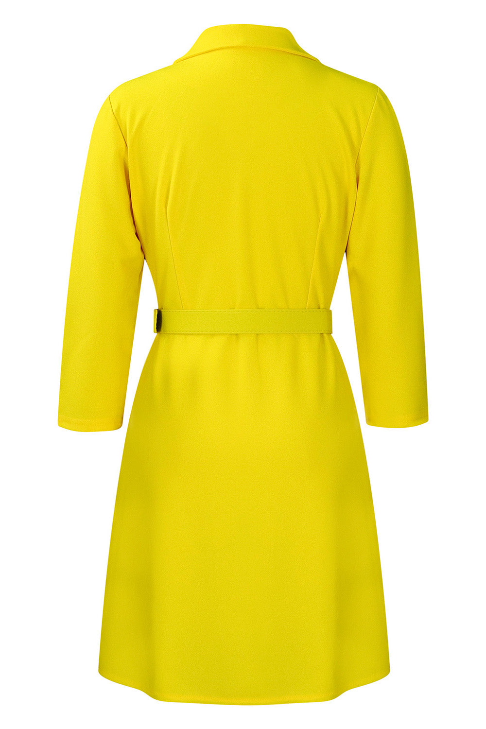 Pleated Patchwork Midi Blazer Dress