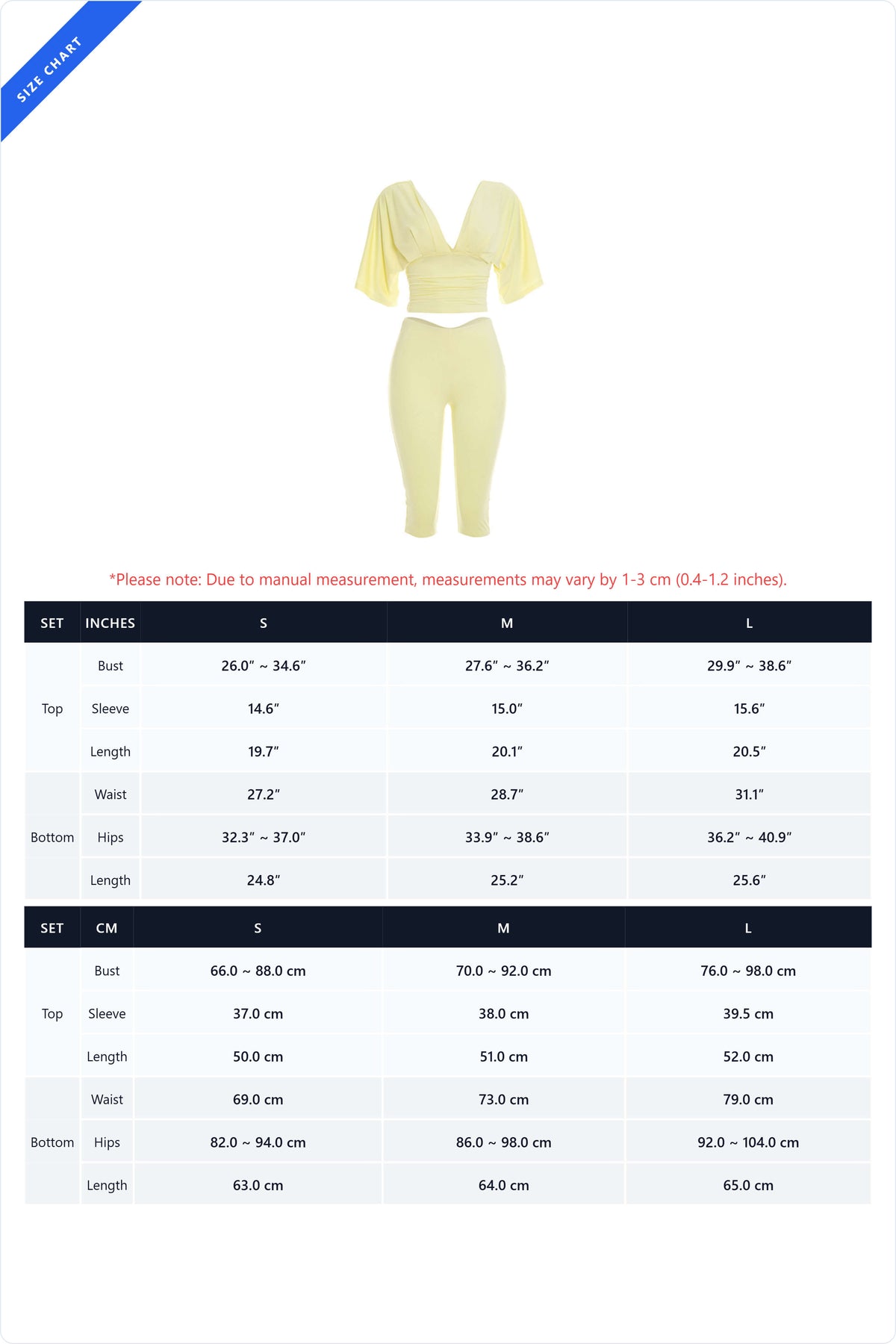 Ruched V-Neck Top & Bodycon Capri Set