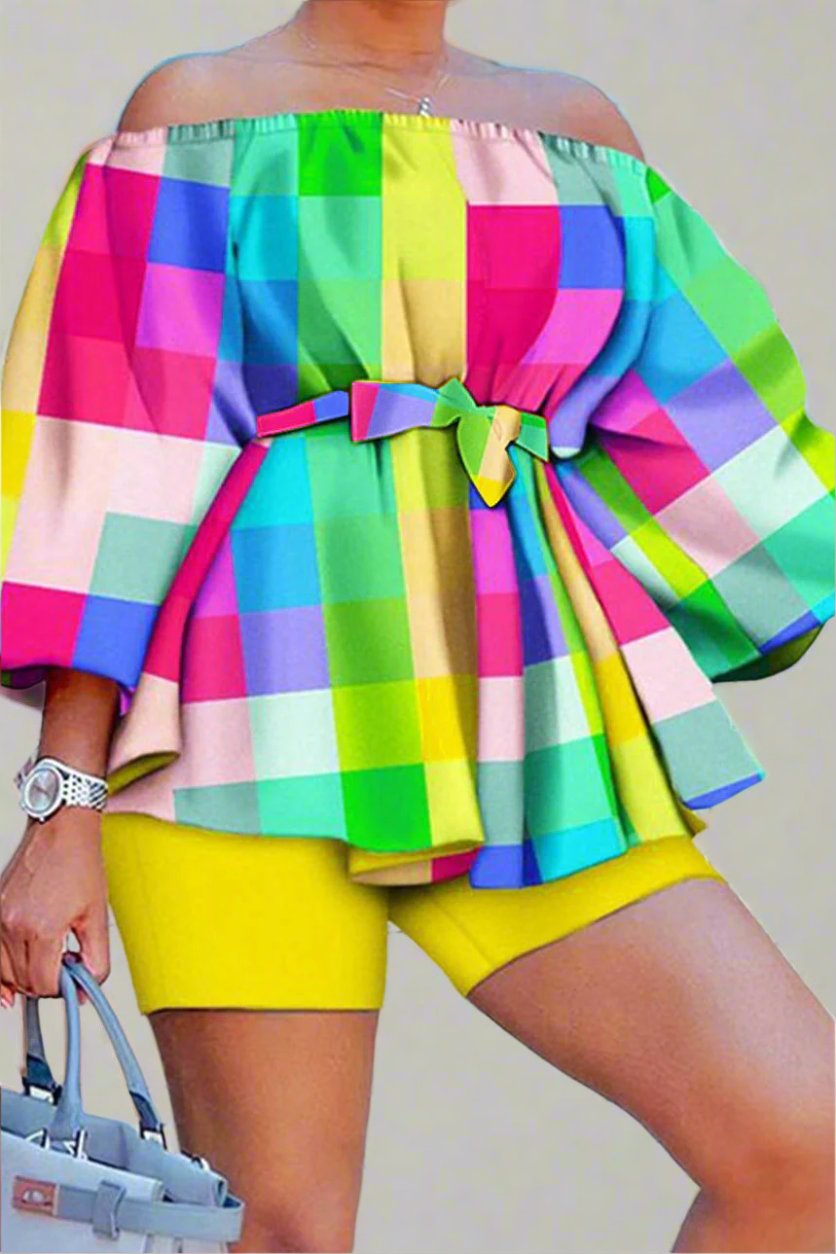 Off The Shoulder Tops and Shorts Sets