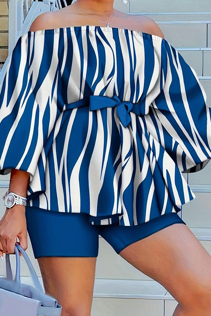 Off The Shoulder Tops and Shorts Sets