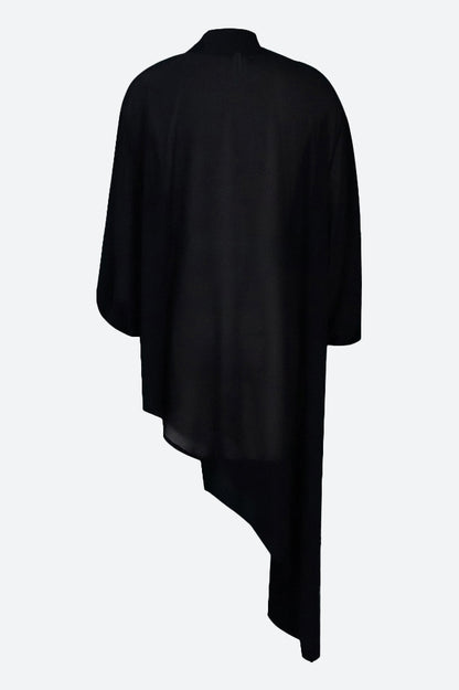 Asymmetrical Hem Shirt Dress
