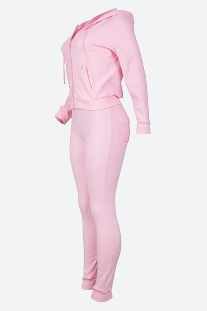 Cozy Hoodie Long Pant Set