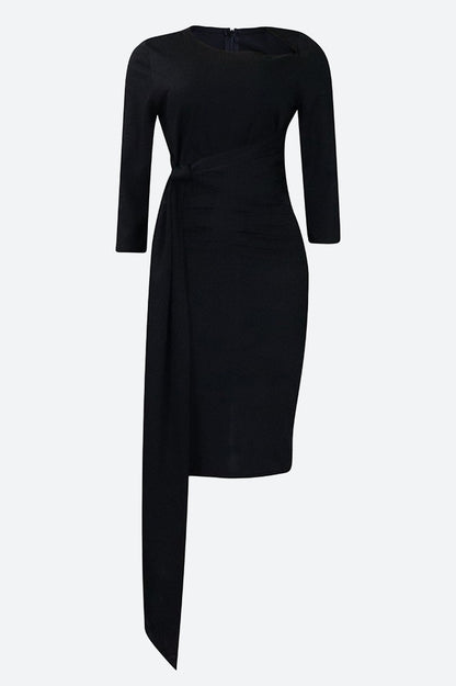 Tie Side Bodycon Dress