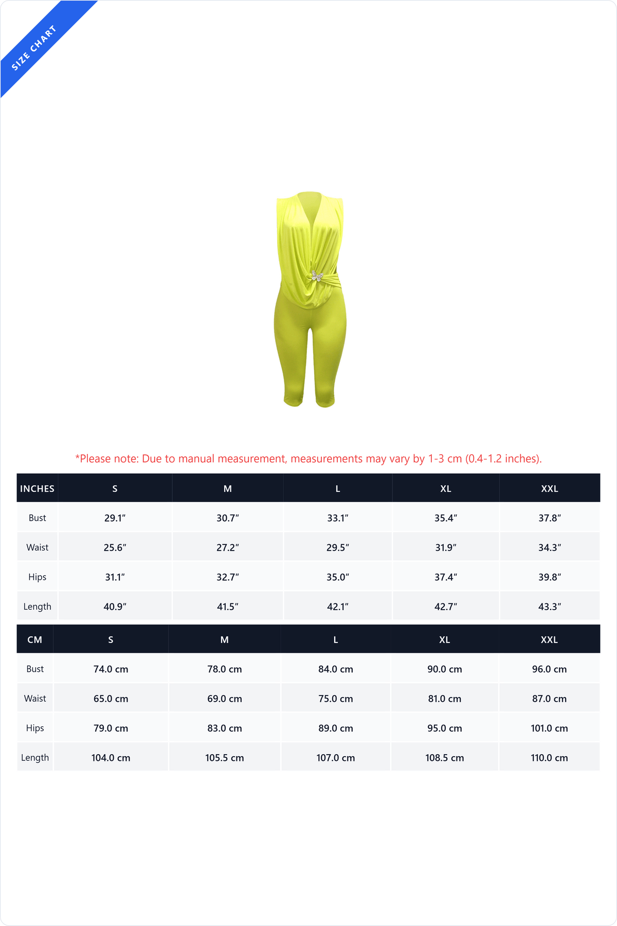 Draped V Neck Capri Romper