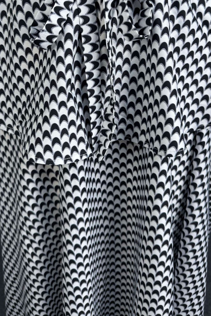 Layered Asymmetrical Handkerchief Skirt