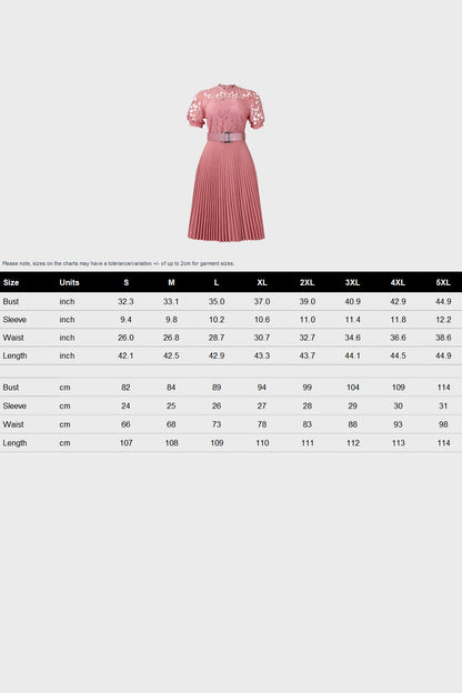A-Line Pleated Dress