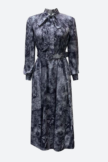 Printed Evening Party Dress