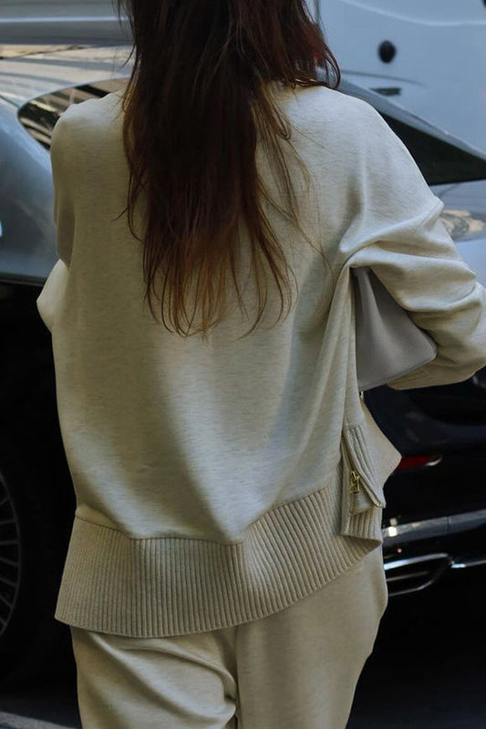 Casual Hoodie And Loose Pants