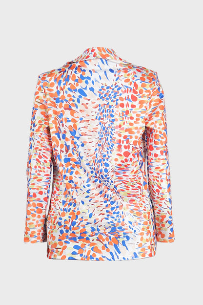 Fashion Floral Casual Suit Jacket