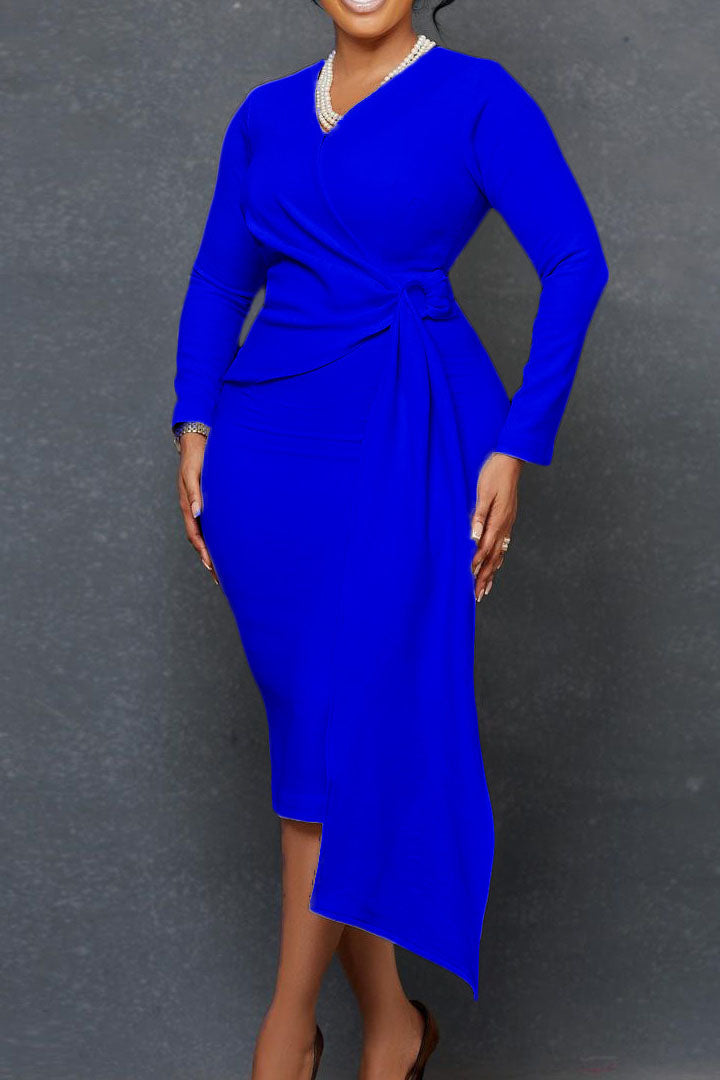 Side Knot Bodycon Dress