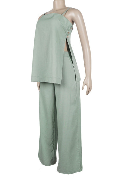 2-Piece Cami Tunic & Wide Leg Pant Set