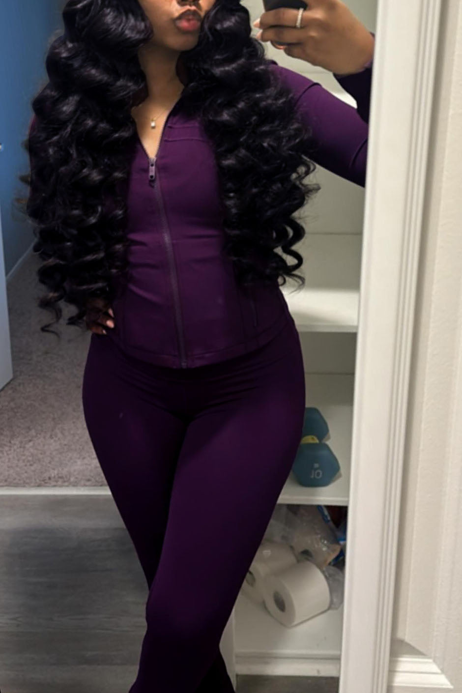 Shape Jacket & Flare Pants Activewear Set
