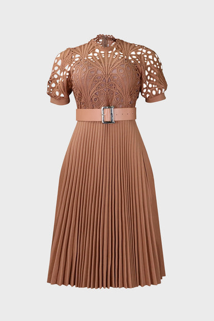 A-Line Pleated Dress