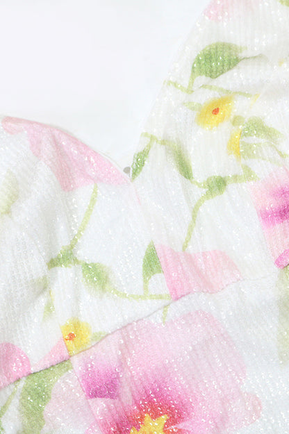Blossom Sequin Floral Maxi Dress
