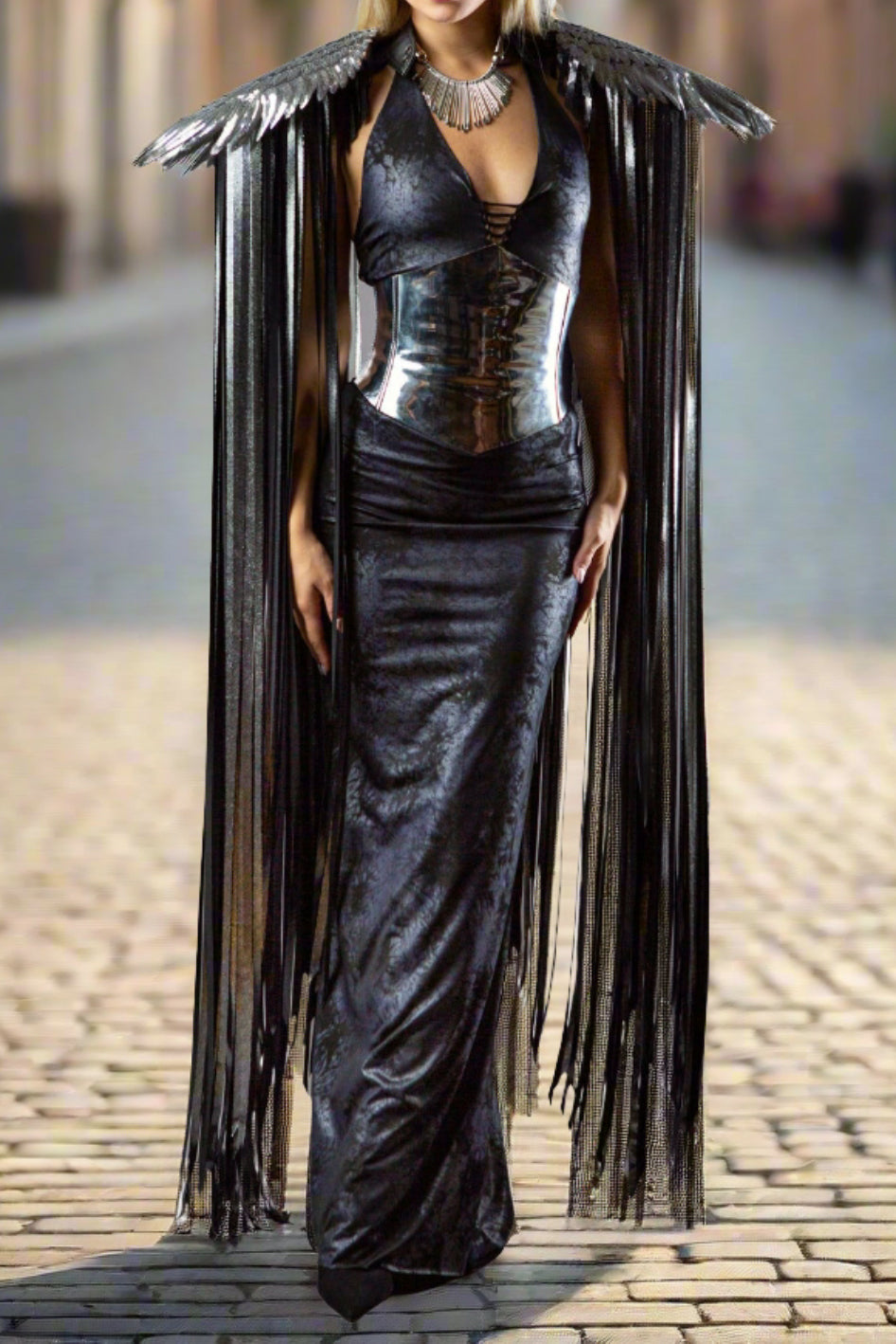 Party Shoulder Pieces Fringe Angel Wings