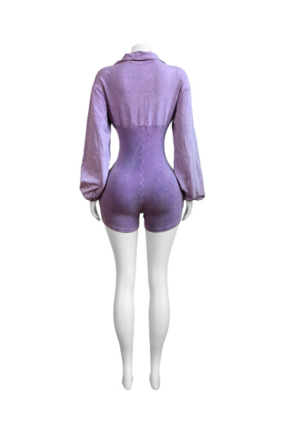 Wash Rib Romper