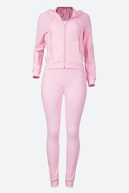 Cozy Hoodie Long Pant Set