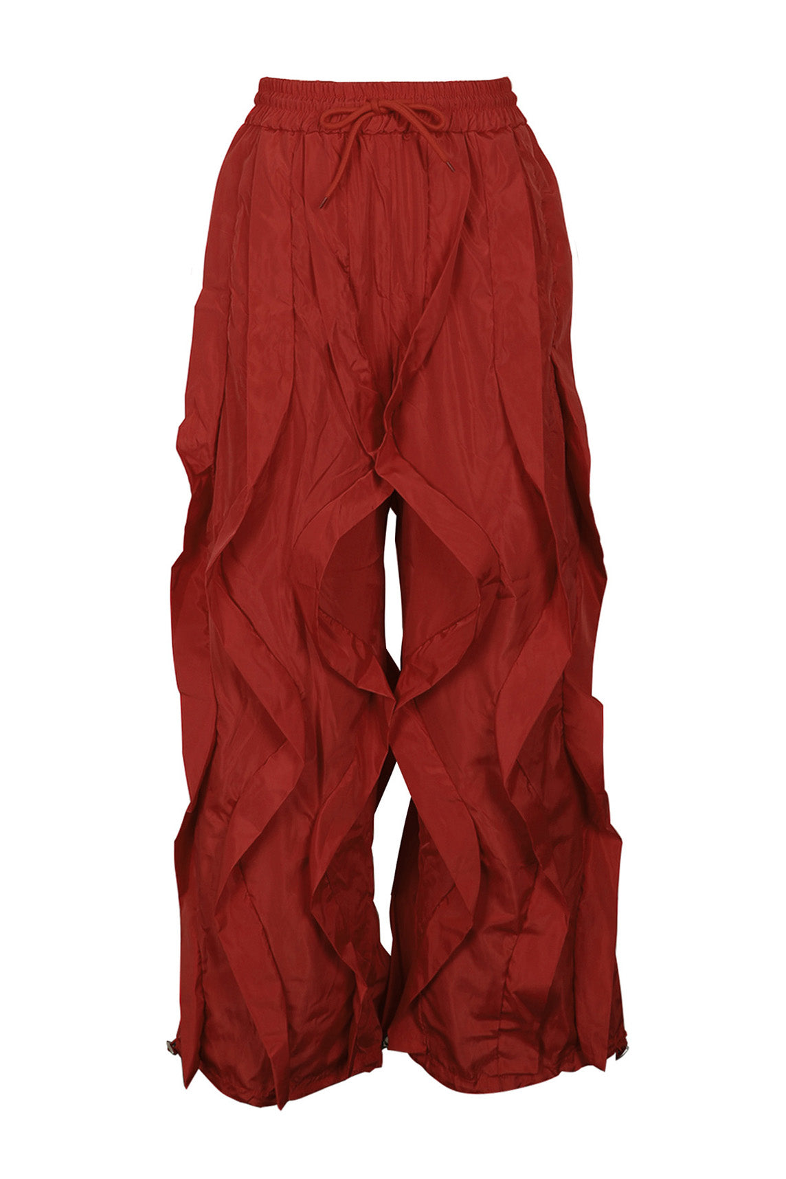 Pleated Wide Leg Casual Pants