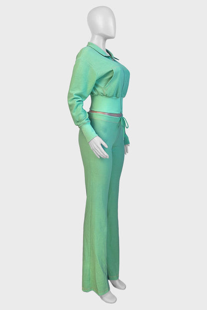 Waffle Long Sleeve Suit