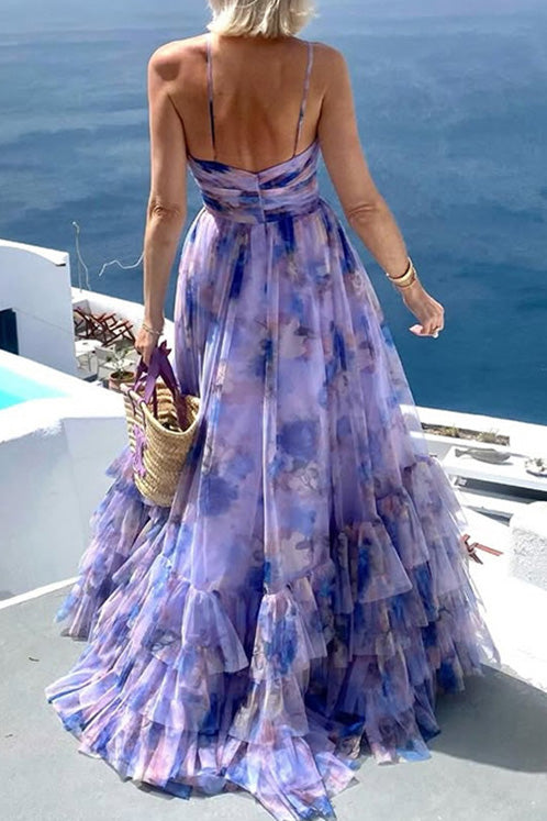 Ruffled Tiered Maxi Dress