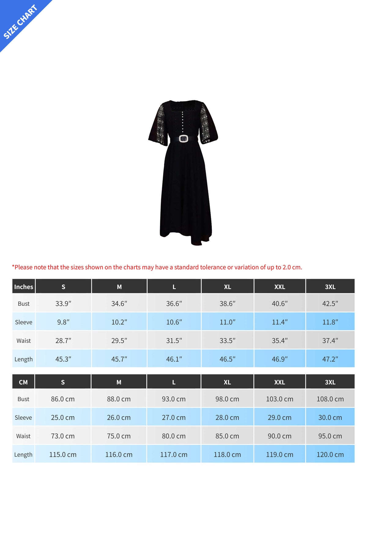 Square Neckline Lace Sleeve Midi Party Dress