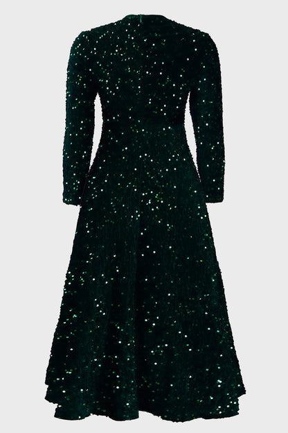 Sequin Long Sleeve Dresses