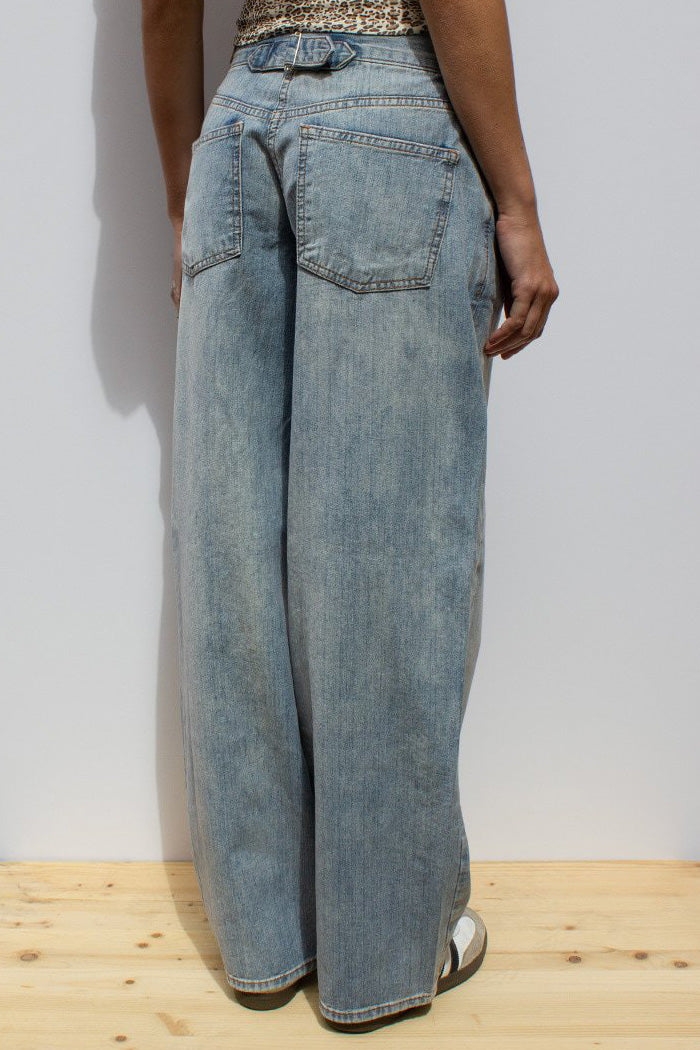 High Waist Loose Wide Leg Denim Jeans