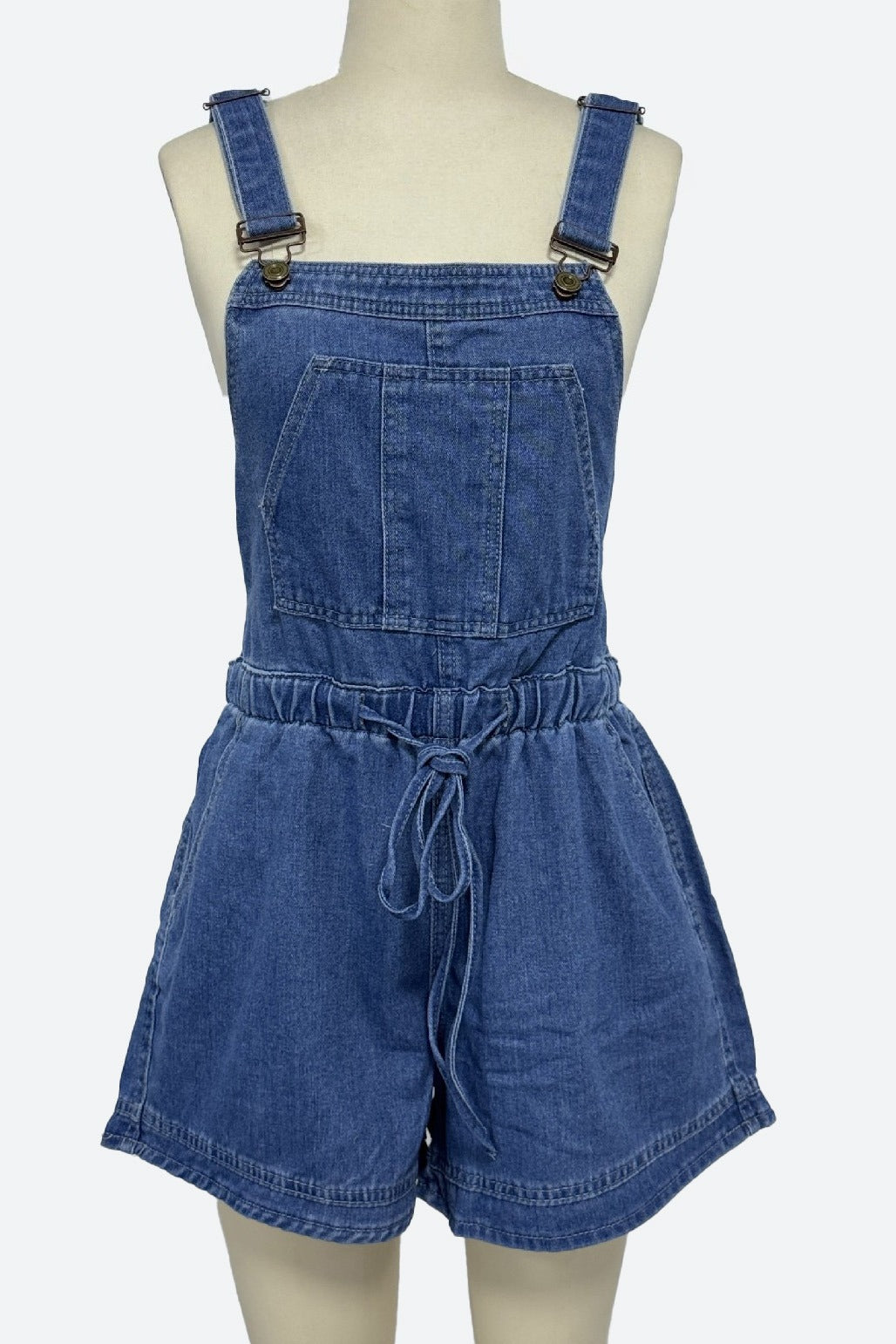 Denim Overall Romper