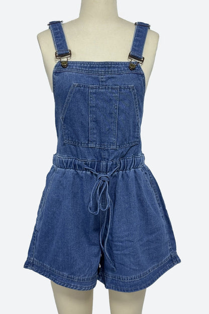 Denim Overall Romper