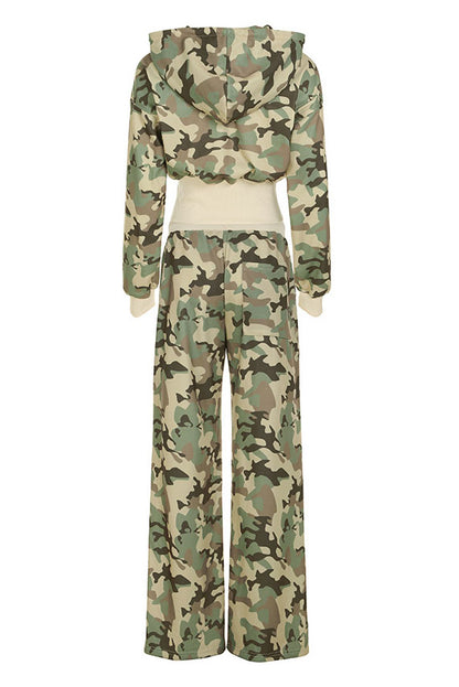 Hooded Bomber & Cargo Pants Sets