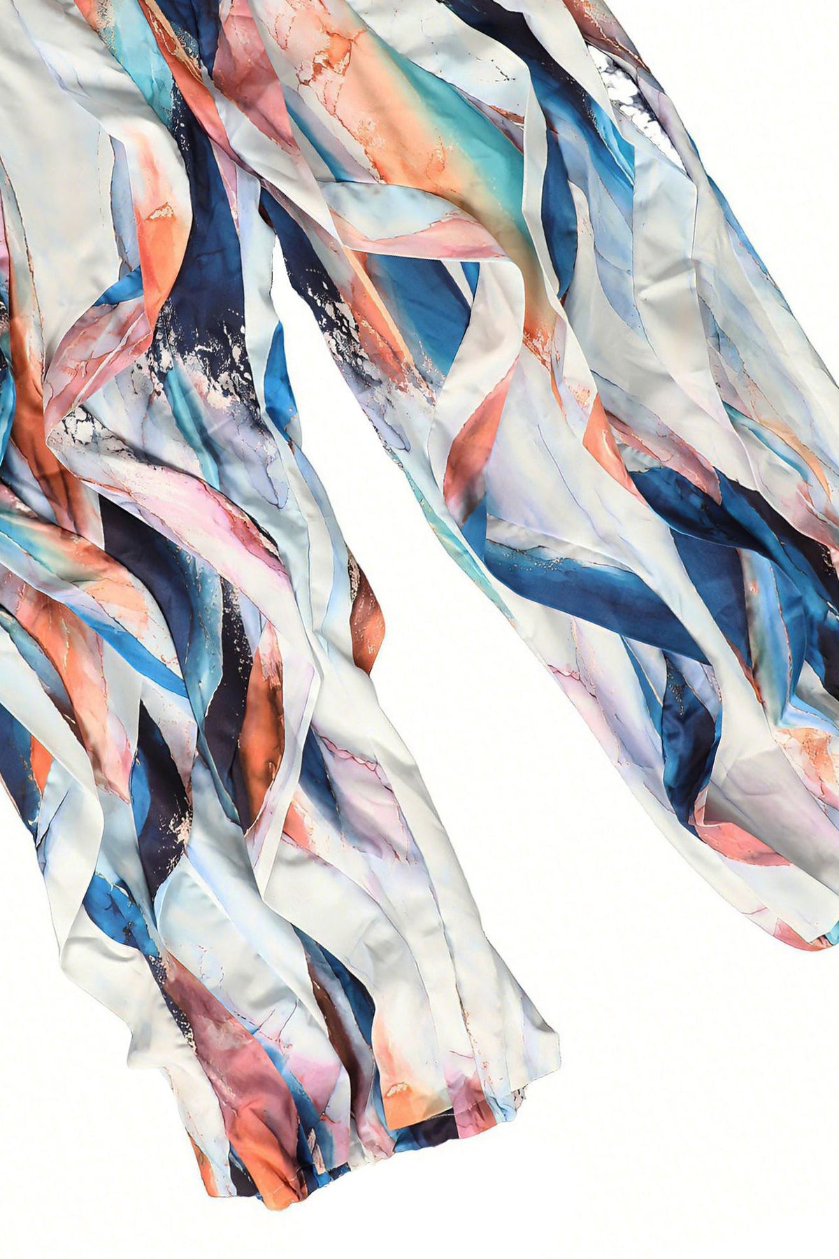 Statement Layered Ruffle Drawstring Harem Pants