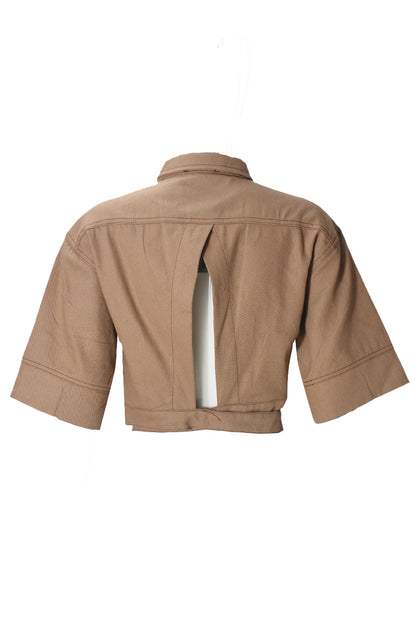 Midriff Crop Top Jacket