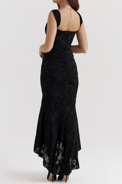 Boned Corset Mermaid Bodycon Maxi Dress