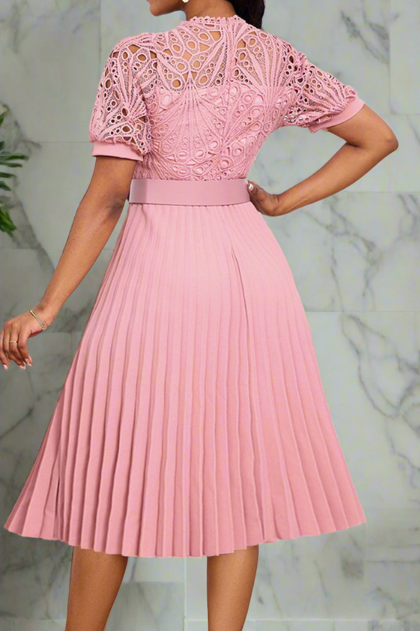 A-Line Pleated Dress
