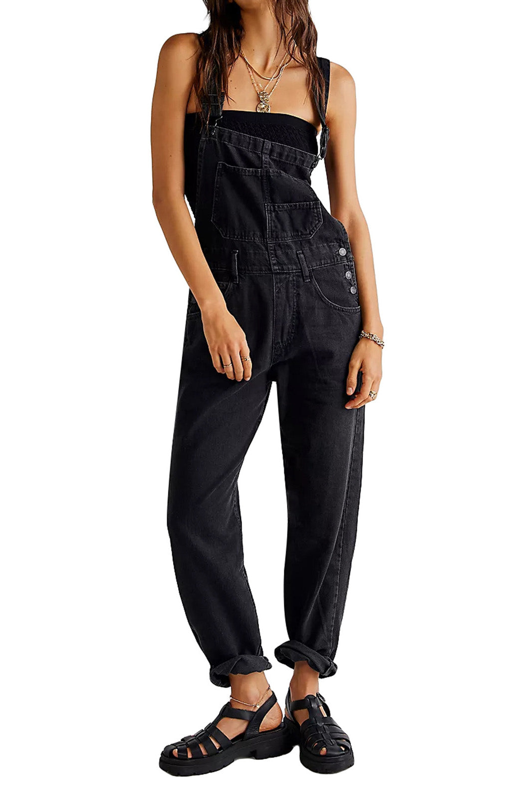 Denim Overalls