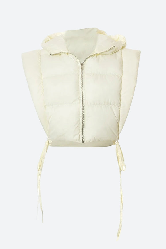 Self Tie Puffer Vest