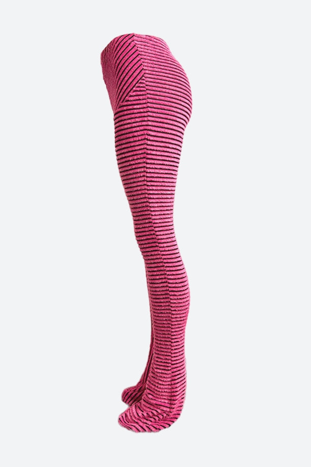 Striped Fuzzy Leggings