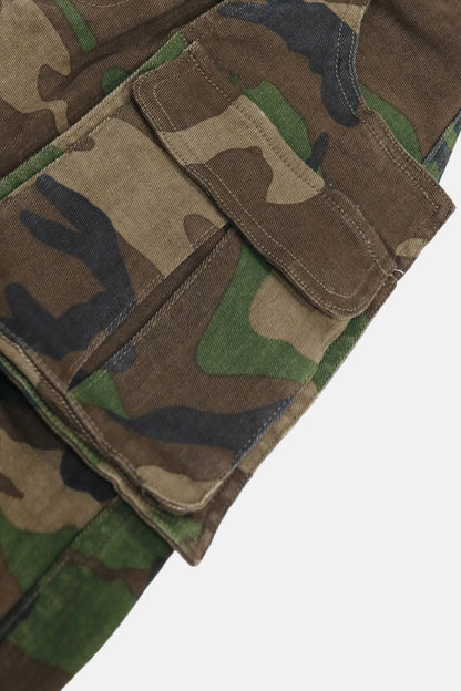 Camo Multi Pocket Cargo Pants